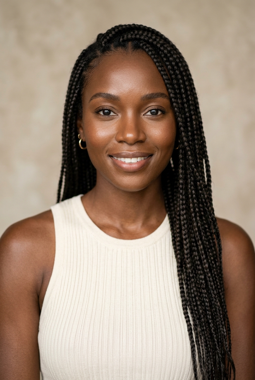 After hydroquinone treatment — even, glowing skin